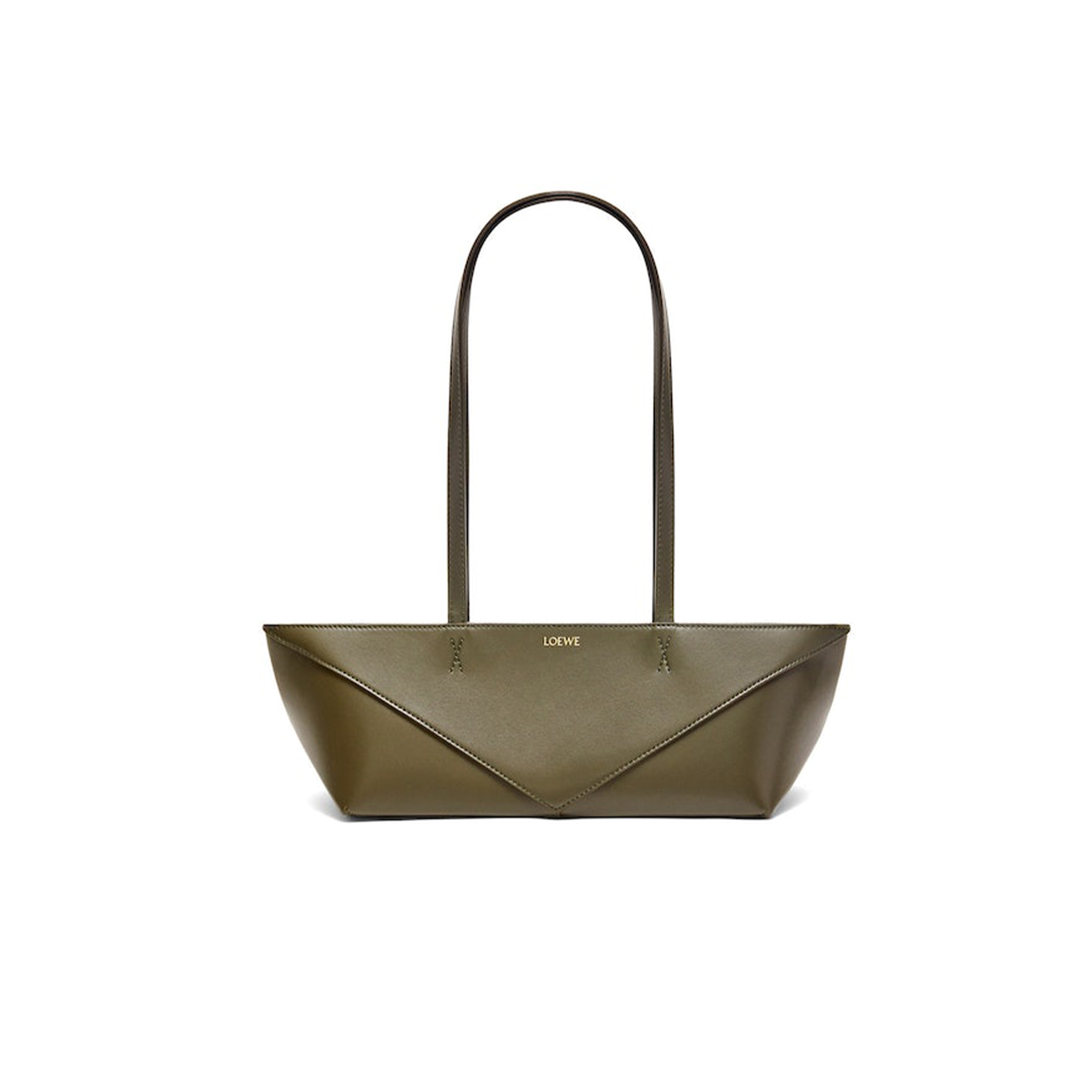 LOEWE CROPPED PUZZLE FOLD IN SHINY CALFSKIN A779PTEX01-3969 (39*12*12cm)
